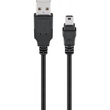 Laidas USB - USB mini (K-K) 3m Goobay
